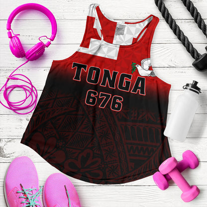 Tonga Women Tank Kingdom Crest 676 Island Pride