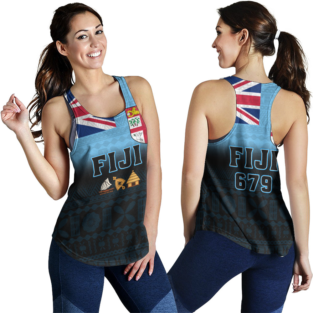 Fiji Women Tank 679 Island Crest Tribal Pride