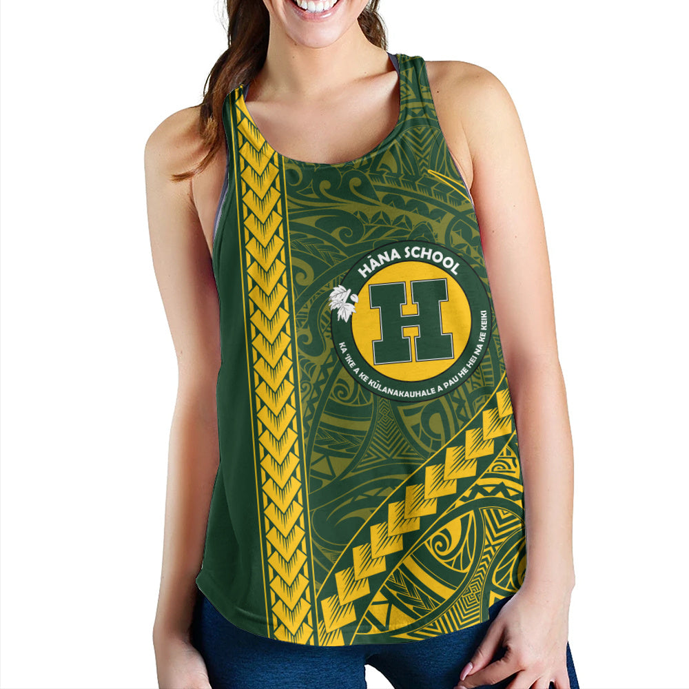 Hana High and Elementary School Women Tank Tribal Polynesian Pride Style