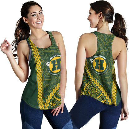 Hana High and Elementary School Women Tank Tribal Polynesian Pride Style