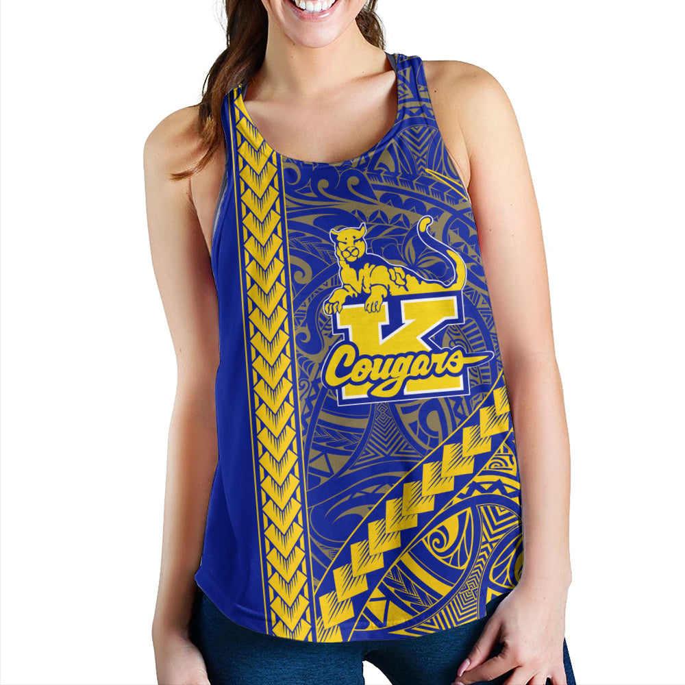 Henry J. Kaiser High School (Hawaii) Women Tank Tribal Polynesian Pride Style
