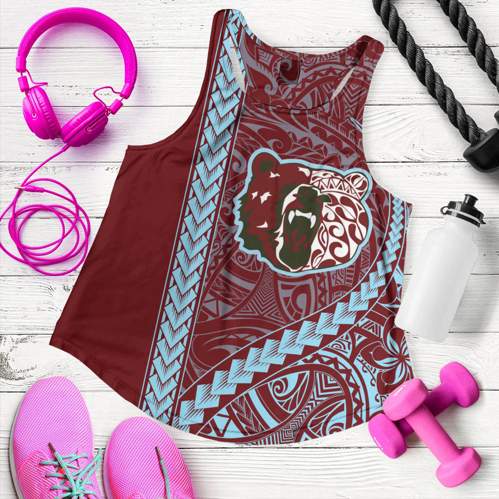 Henry Perrine Baldwin High School Women Tank Tribal Polynesian Pride Style