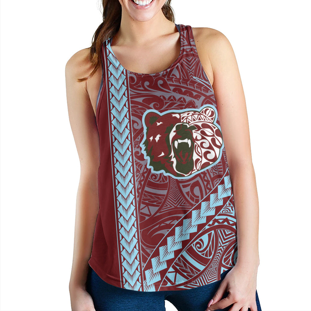 Henry Perrine Baldwin High School Women Tank Tribal Polynesian Pride Style