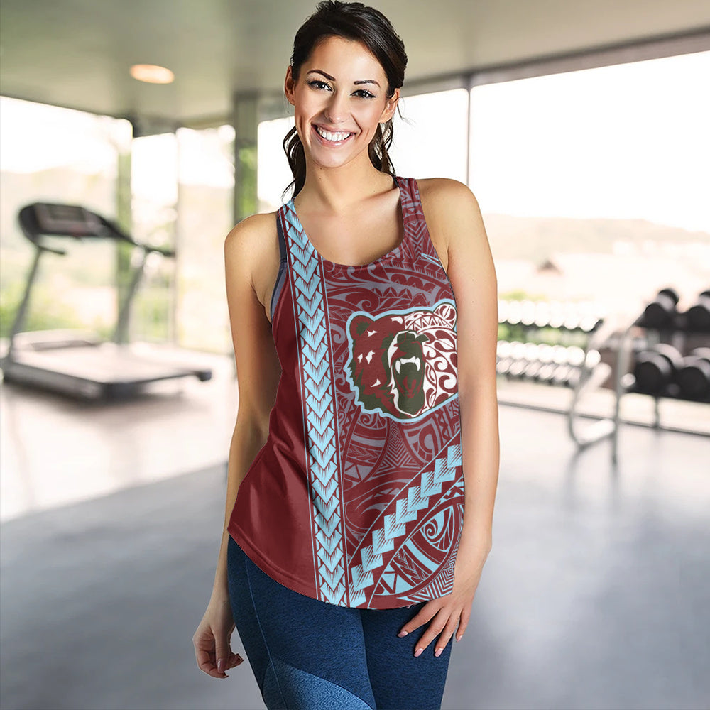 Henry Perrine Baldwin High School Women Tank Tribal Polynesian Pride Style