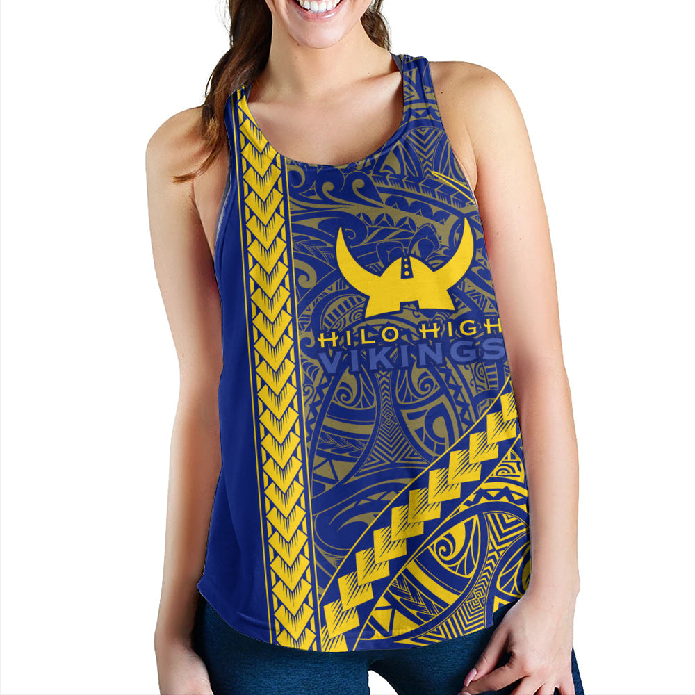 Hilo High School Women Tank Tribal Polynesian Pride Style
