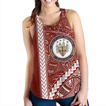 James B. Castle High School Women Tank Tribal Polynesian Pride Style