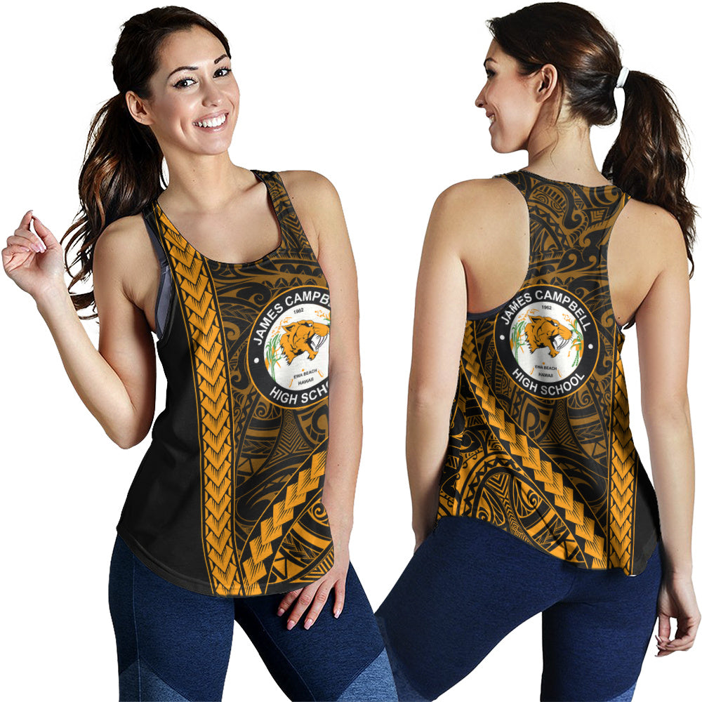 James Campbell High School Women Tank Tribal Polynesian Pride Style
