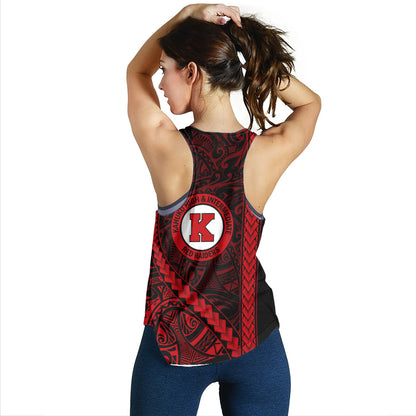 Kahuku High & Intermediate School Women Tank Tribal Polynesian Pride Style