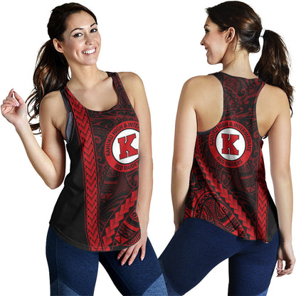 Kahuku High & Intermediate School Women Tank Tribal Polynesian Pride Style