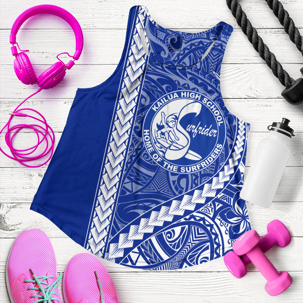 Kailua High School Women Tank Tribal Polynesian Pride Style