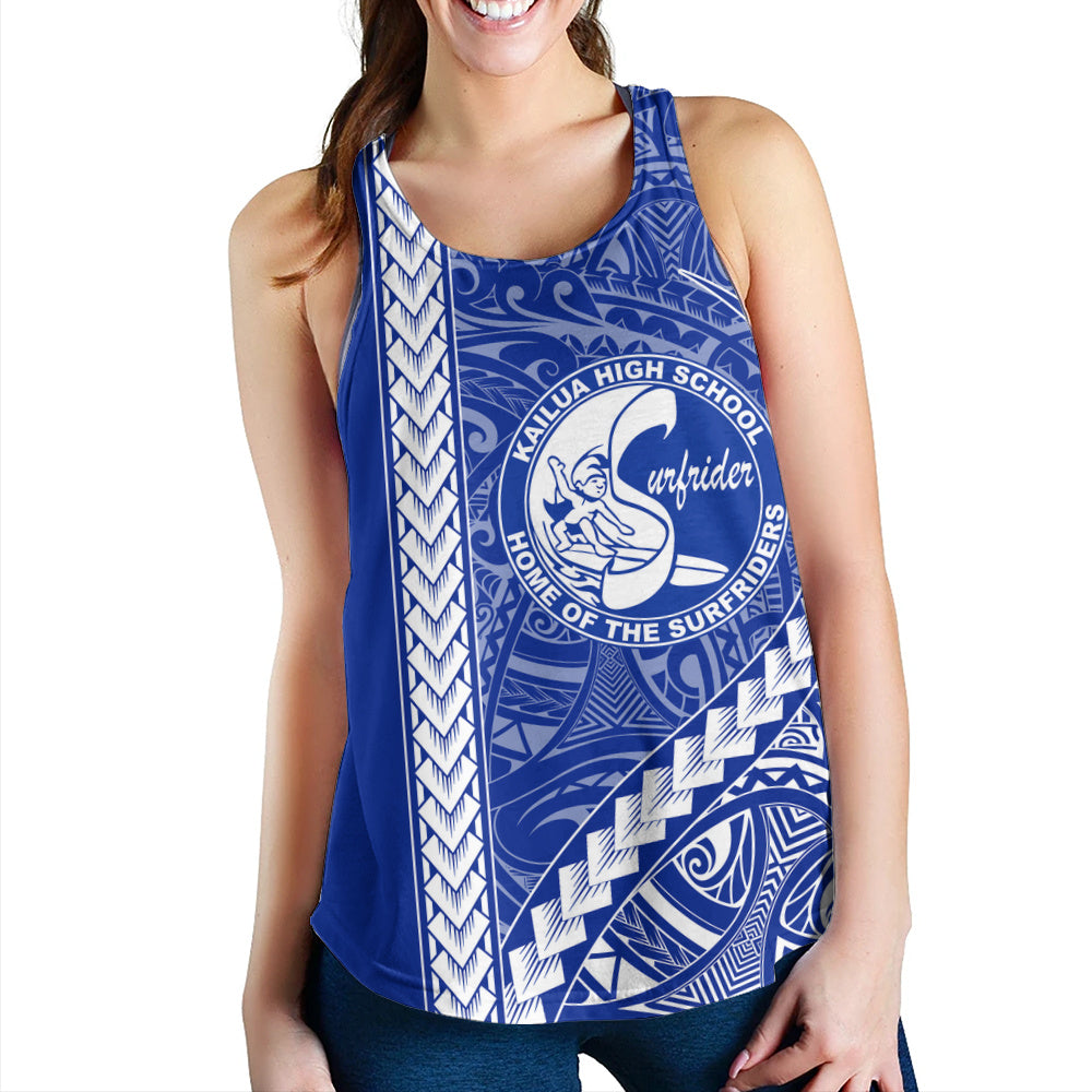 Kailua High School Women Tank Tribal Polynesian Pride Style
