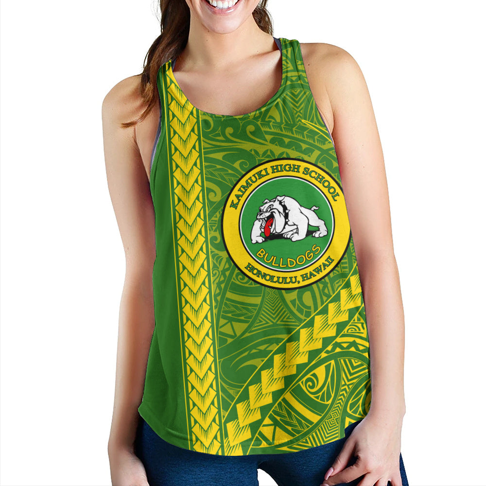 Kaimuki High School Women Tank Tribal Polynesian Pride Style