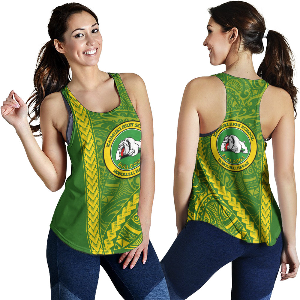 Kaimuki High School Women Tank Tribal Polynesian Pride Style