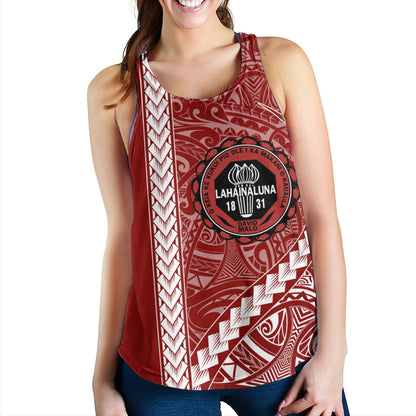 Lahainaluna High School Women Tank Tribal Polynesian Pride Style
