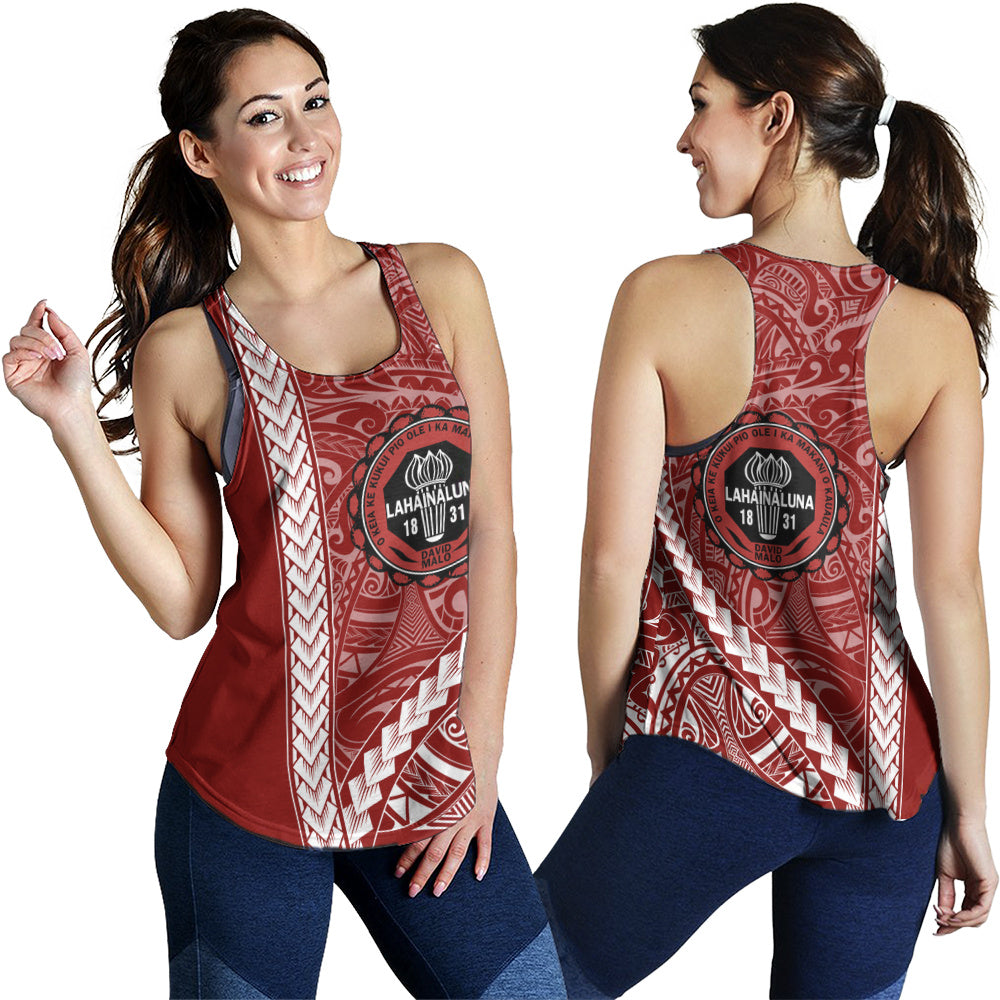 Lahainaluna High School Women Tank Tribal Polynesian Pride Style