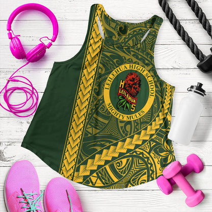 Leilehua High School Women Tank Tribal Polynesian Pride Style