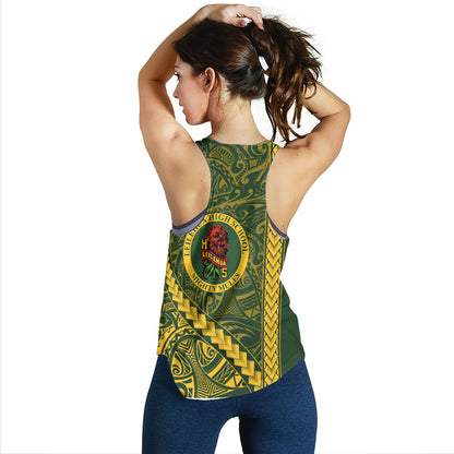 Leilehua High School Women Tank Tribal Polynesian Pride Style