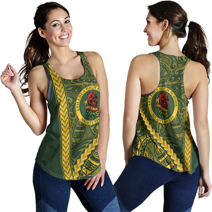 Leilehua High School Women Tank Tribal Polynesian Pride Style