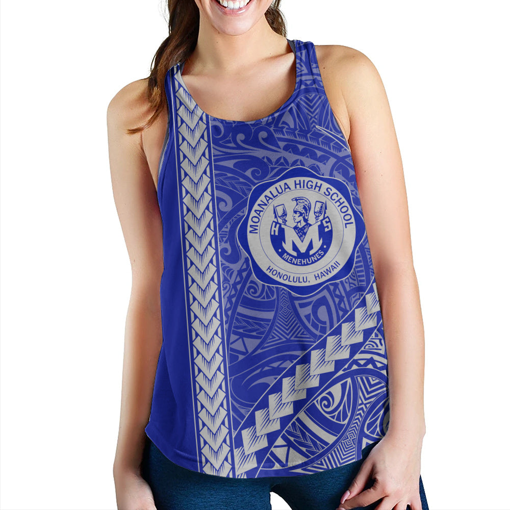 moanalua high school Women Tank Tribal Polynesian Pride Style