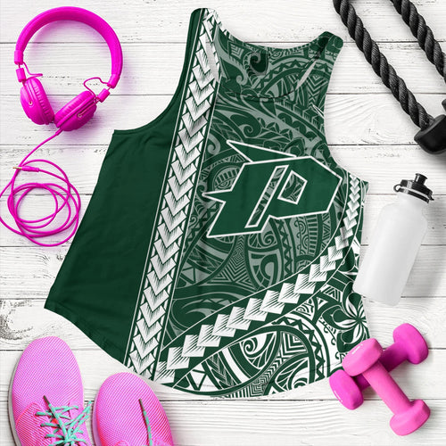 Pahoa High and Intermediate School Women Tank Tribal Polynesian Pride Style