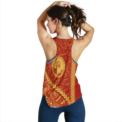 President Theodore Roosevelt High School Women Tank Tribal Polynesian Pride Style
