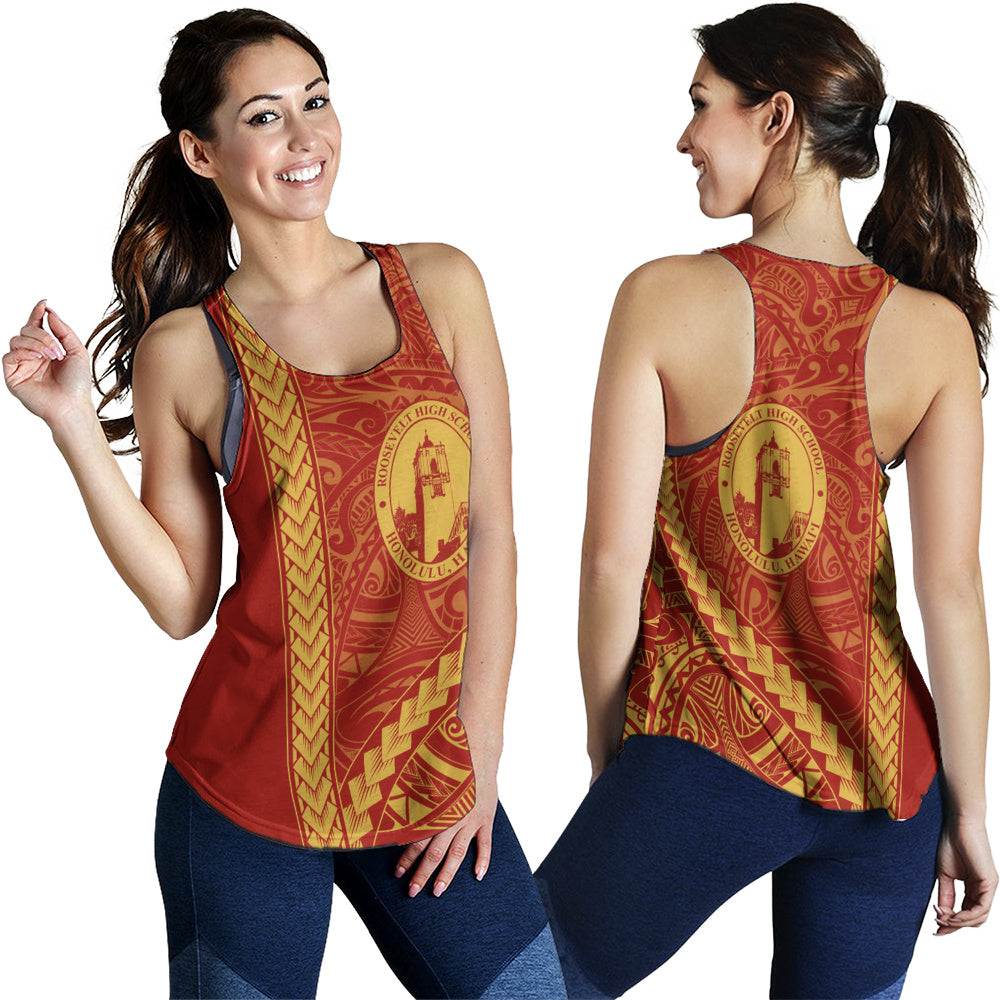 President Theodore Roosevelt High School Women Tank Tribal Polynesian Pride Style