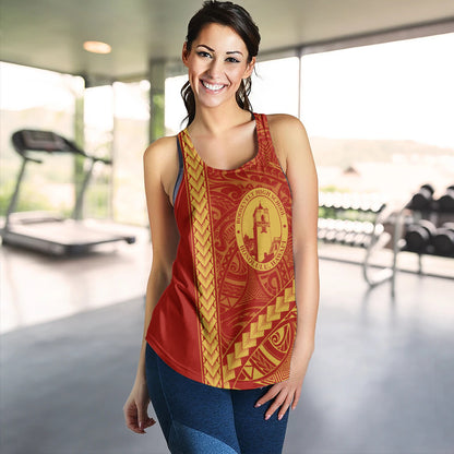 President Theodore Roosevelt High School Women Tank Tribal Polynesian Pride Style