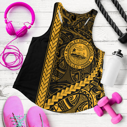 President William McKinley High School Women Tank Tribal Polynesian Pride Style