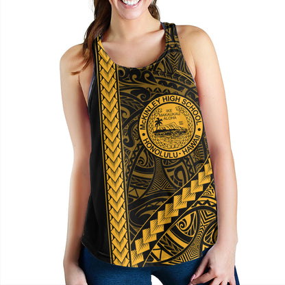 President William McKinley High School Women Tank Tribal Polynesian Pride Style