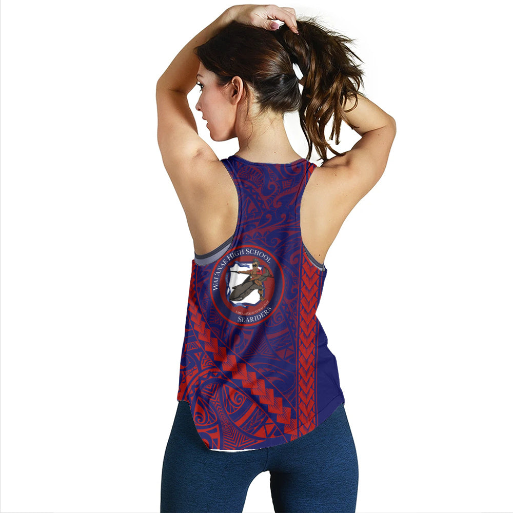 Waianae High School Women Tank Tribal Polynesian Pride Style