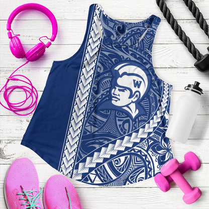 Waimea High School Women Tank Tribal Polynesian Pride Style