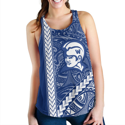 Waimea High School Women Tank Tribal Polynesian Pride Style