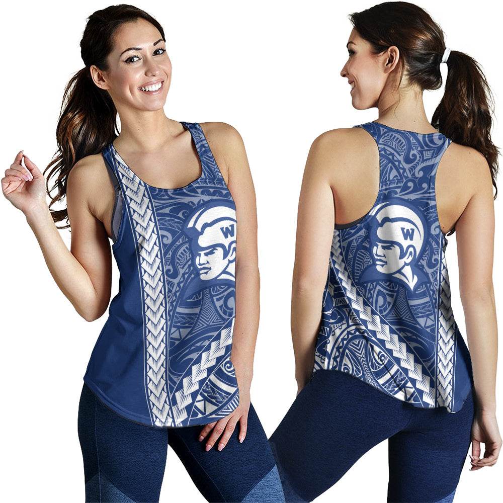 Waimea High School Women Tank Tribal Polynesian Pride Style