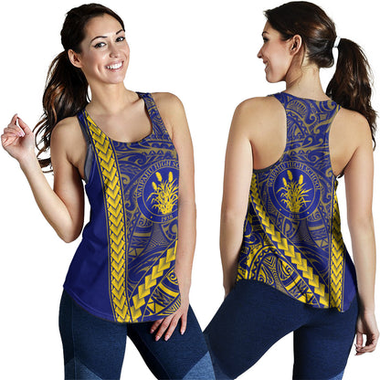 Waipahu High School Women Tank Tribal Polynesian Pride Style