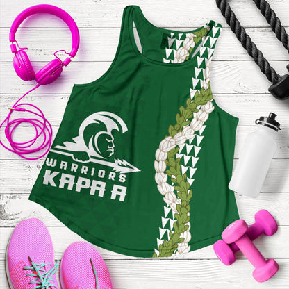 Kapaa High School Women Tank Puakenikeni Maile Flower Lei
