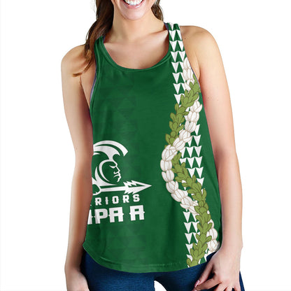 Kapaa High School Women Tank Puakenikeni Maile Flower Lei
