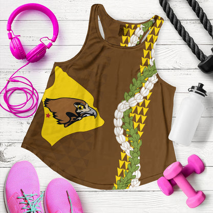 ke kula o ehunuikaimalino Women Tank Puakenikeni Maile Flower Lei