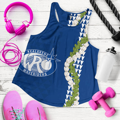 Kealakehe High School Women Tank Puakenikeni Maile Flower Lei
