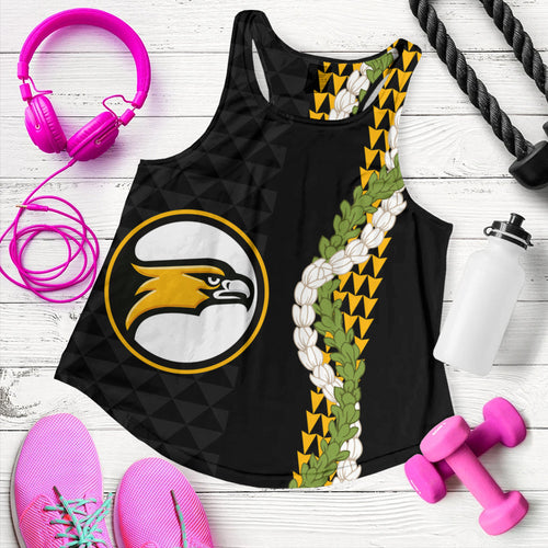 Nanakuli High and Intermediate School Women Tank Puakenikeni Maile Flower Lei