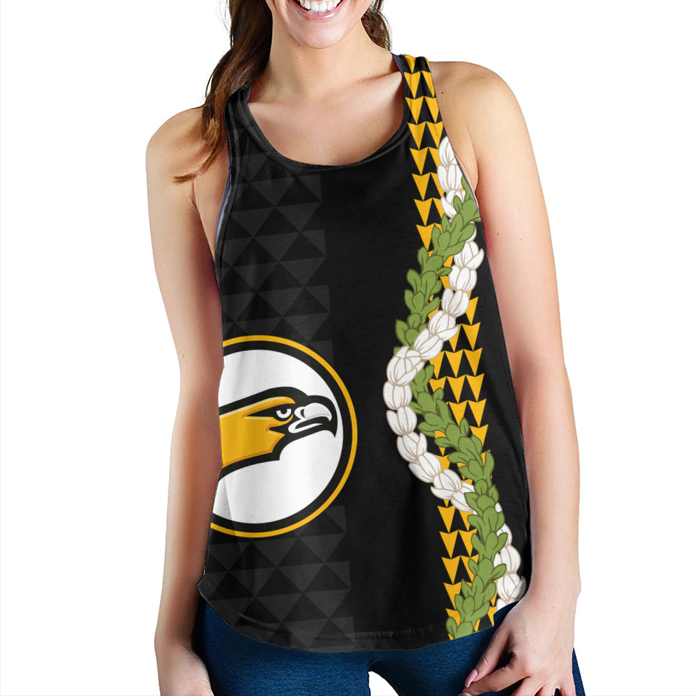 Nanakuli High and Intermediate School Women Tank Puakenikeni Maile Flower Lei