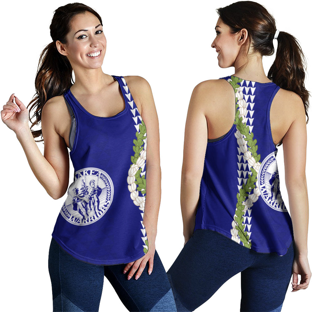 Waiakea High School Women Tank Puakenikeni Maile Flower Lei