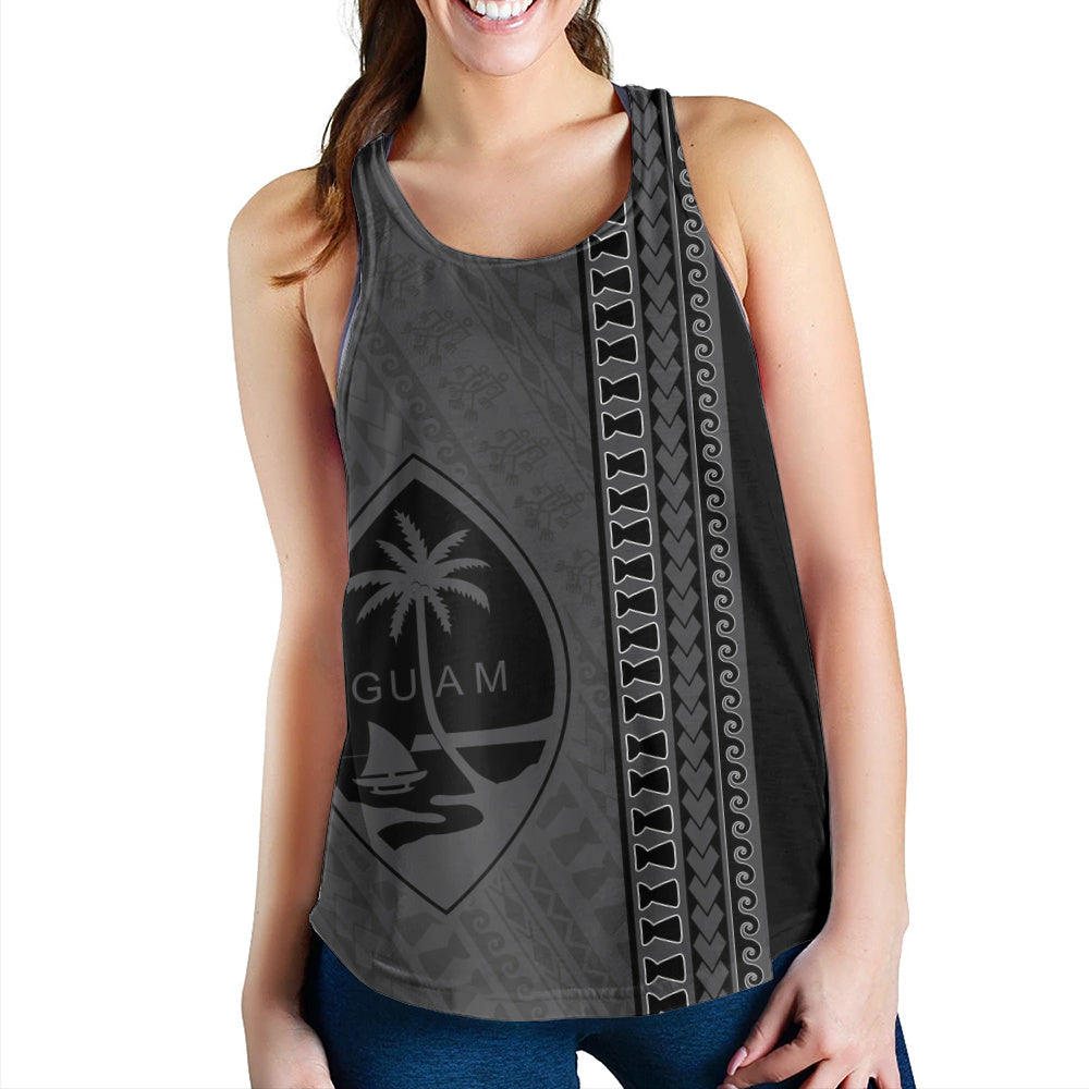 Guam Women Tank Island Crest Chamorro Tribal Heritage