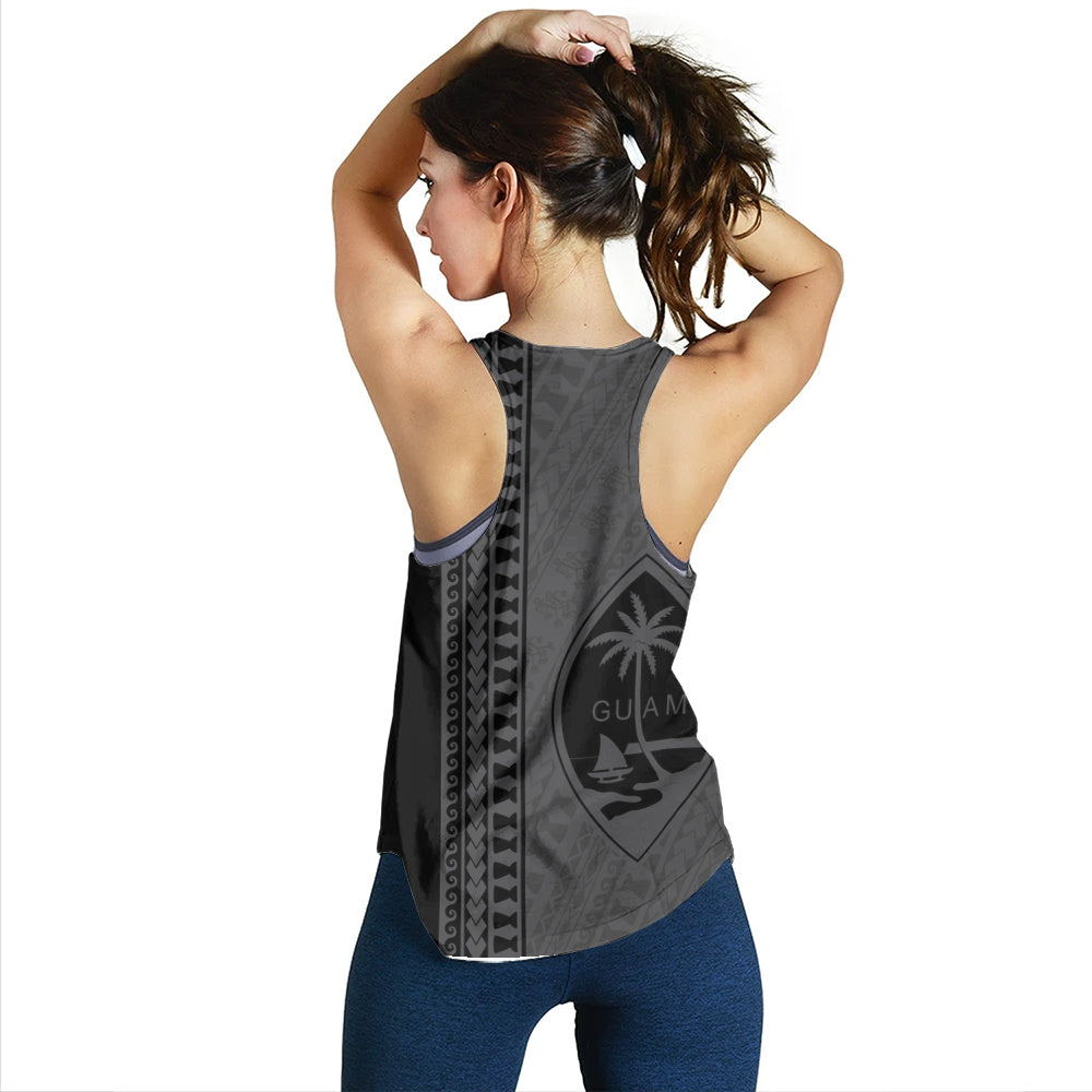 Guam Women Tank Island Crest Chamorro Tribal Heritage