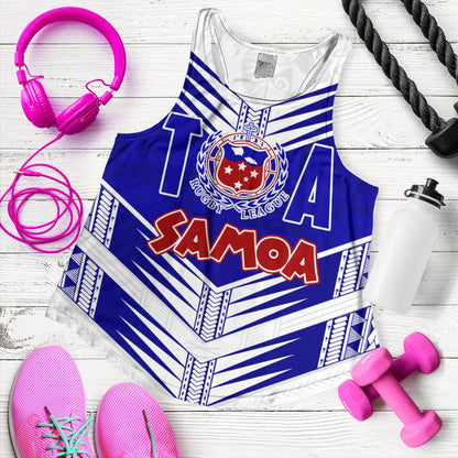Samoa Women Tank Toa Samoa Rugby Polynesian Tribal Pride Style