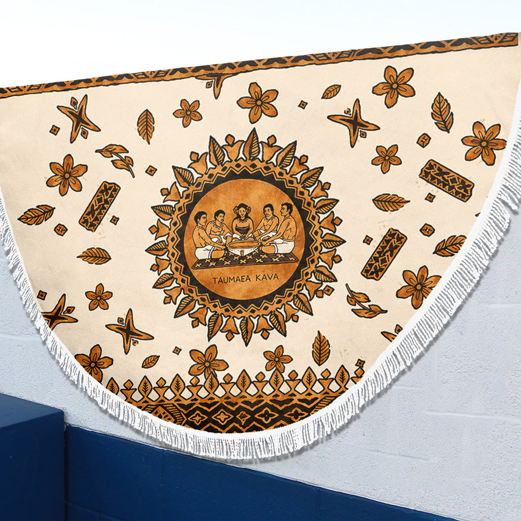 Tonga Beach Blanket Taumafa Kava Ceremony Tapa Heritage Style