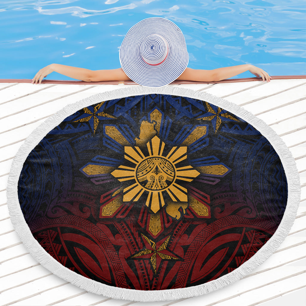 Philippines Filipinos Beach Blanket Golden Sun Islands Tribal Style