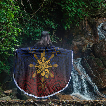 Philippines Filipinos Beach Blanket Golden Sun Islands Tribal Style