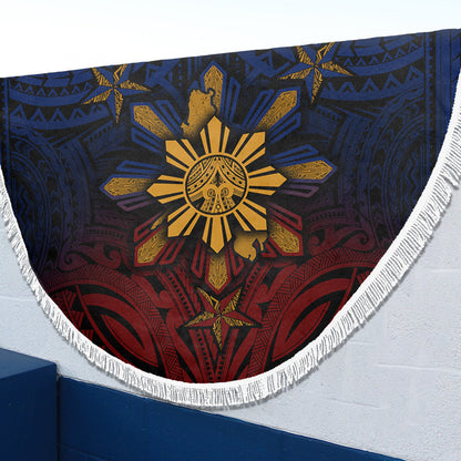 Philippines Filipinos Beach Blanket Golden Sun Islands Tribal Style
