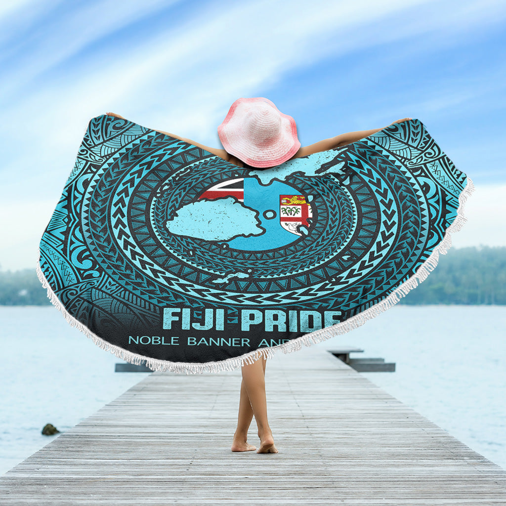 Fiji Beach Blanket Fiji Noble Banner and The Blue