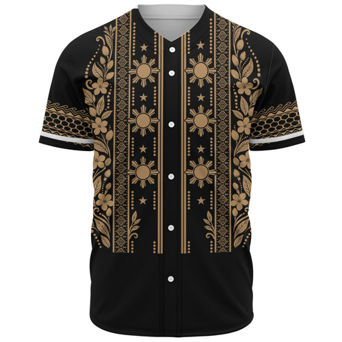 Philippines Filipinos Baseball Shirt Sampaguita With Eagle Sun Filipino Heritage